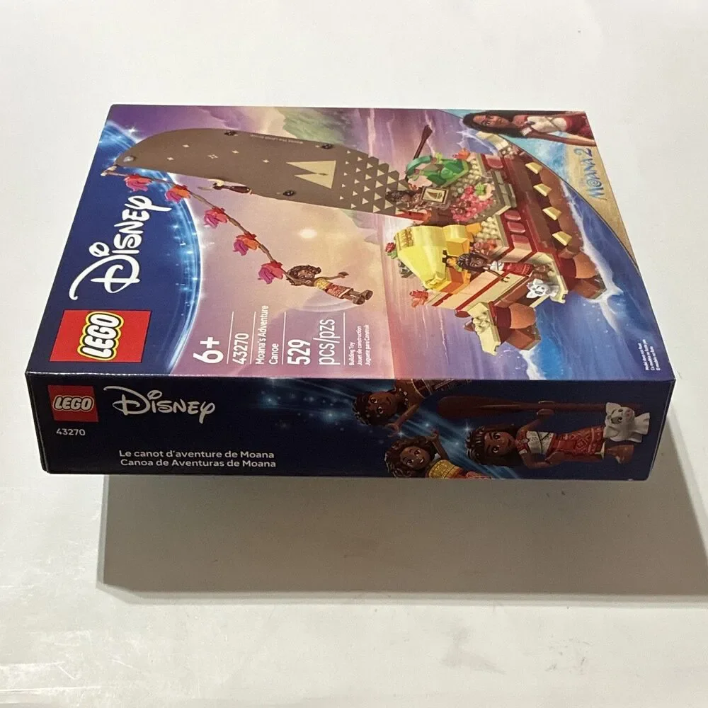 LEGO Disney Moana 2 Adventure Canoe 43270 New Factory Sealed 529 Pieces